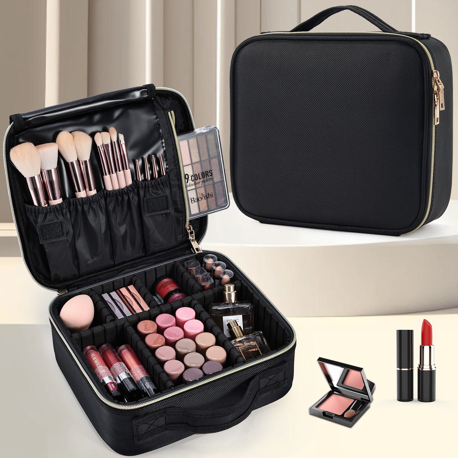 Beauty & Makeup Katia Di Paola Palermo - Cosmetic Case Makeup Bag Vanity Travel