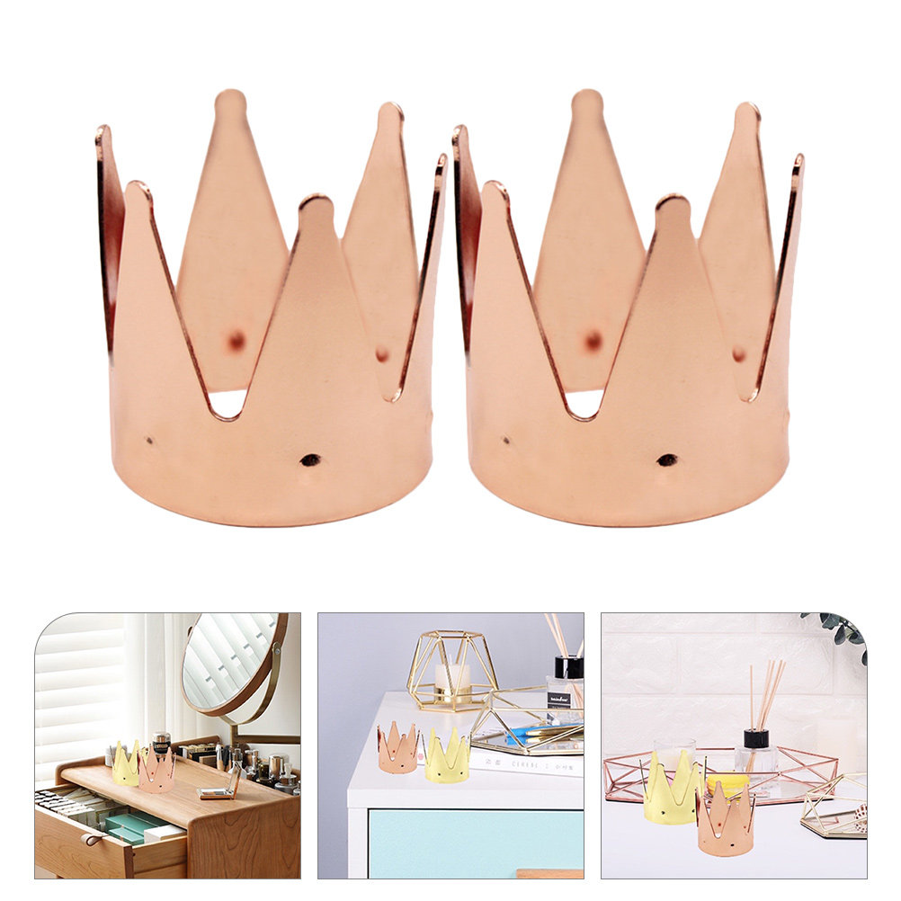 Beauty For You Makeup - 2pcs Makeup Sponge Holder Crown Shaped