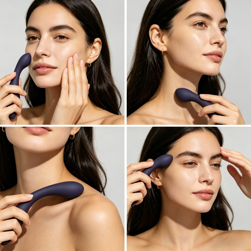 Facial Silicone Massage Manual - Face Massager ulasan dan harga