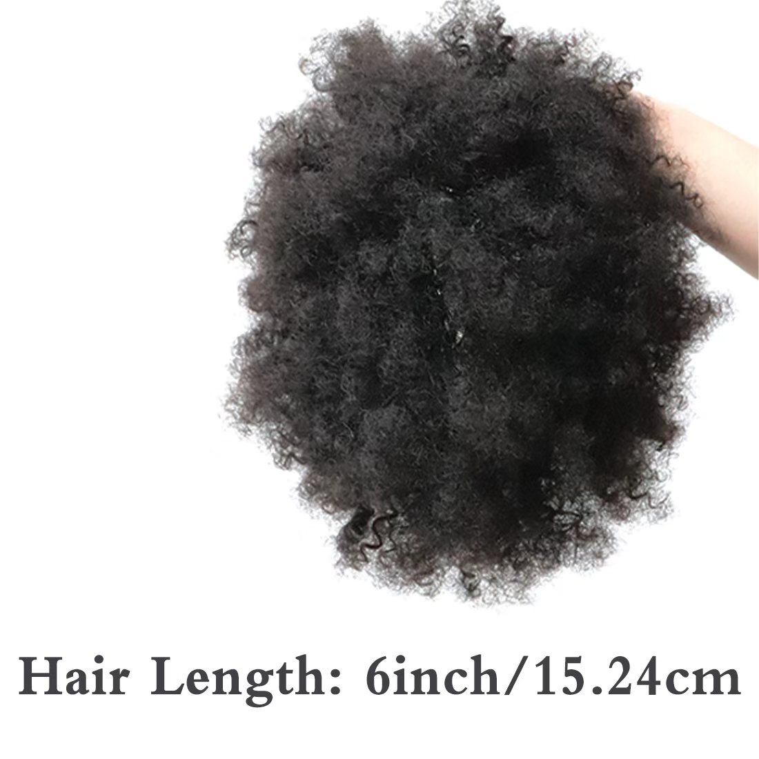 Men's African Curly Human Hair - Concealer Full Coverage ulasan dan harga