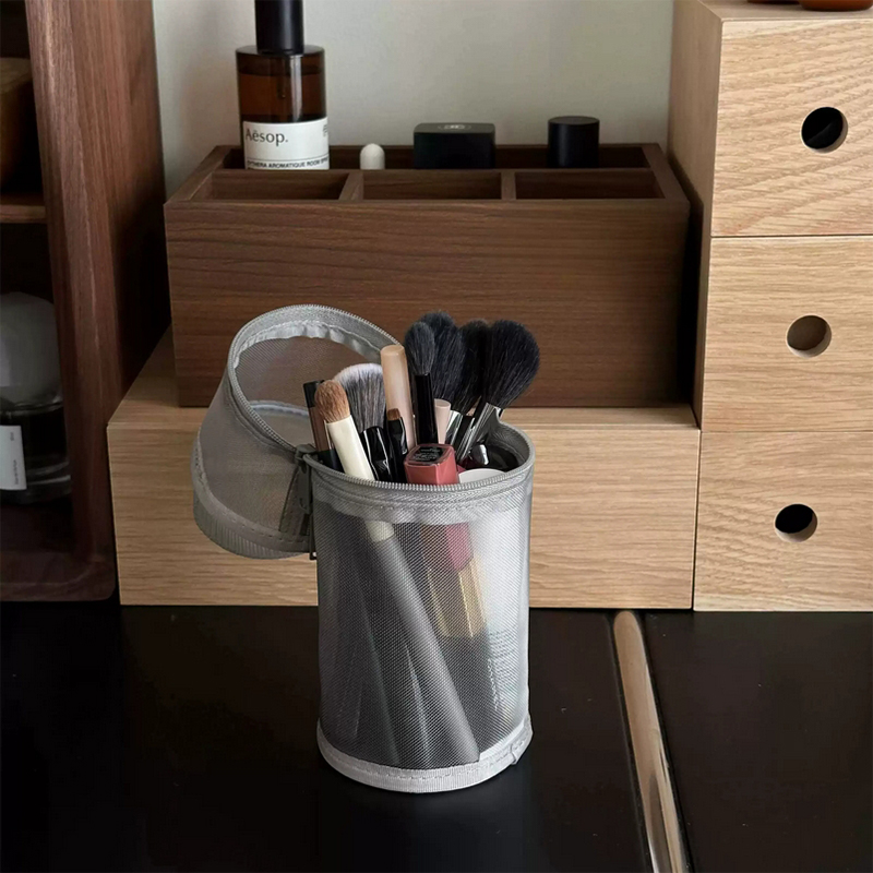 Portable Mesh Dual‑Use Makeup  - Beauty Bag Makeup ulasan dan harga