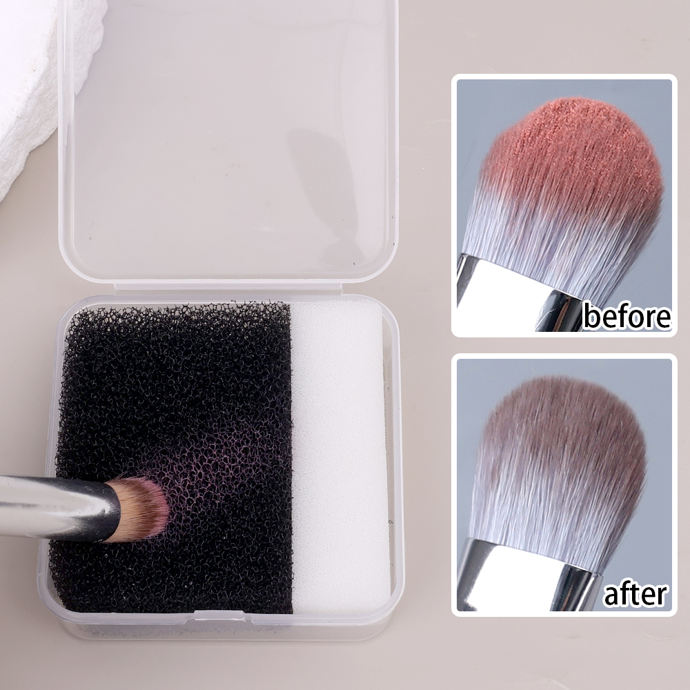 New Makeup Brush Cleaning Box  - Beauty Makeup Tool ulasan dan harga