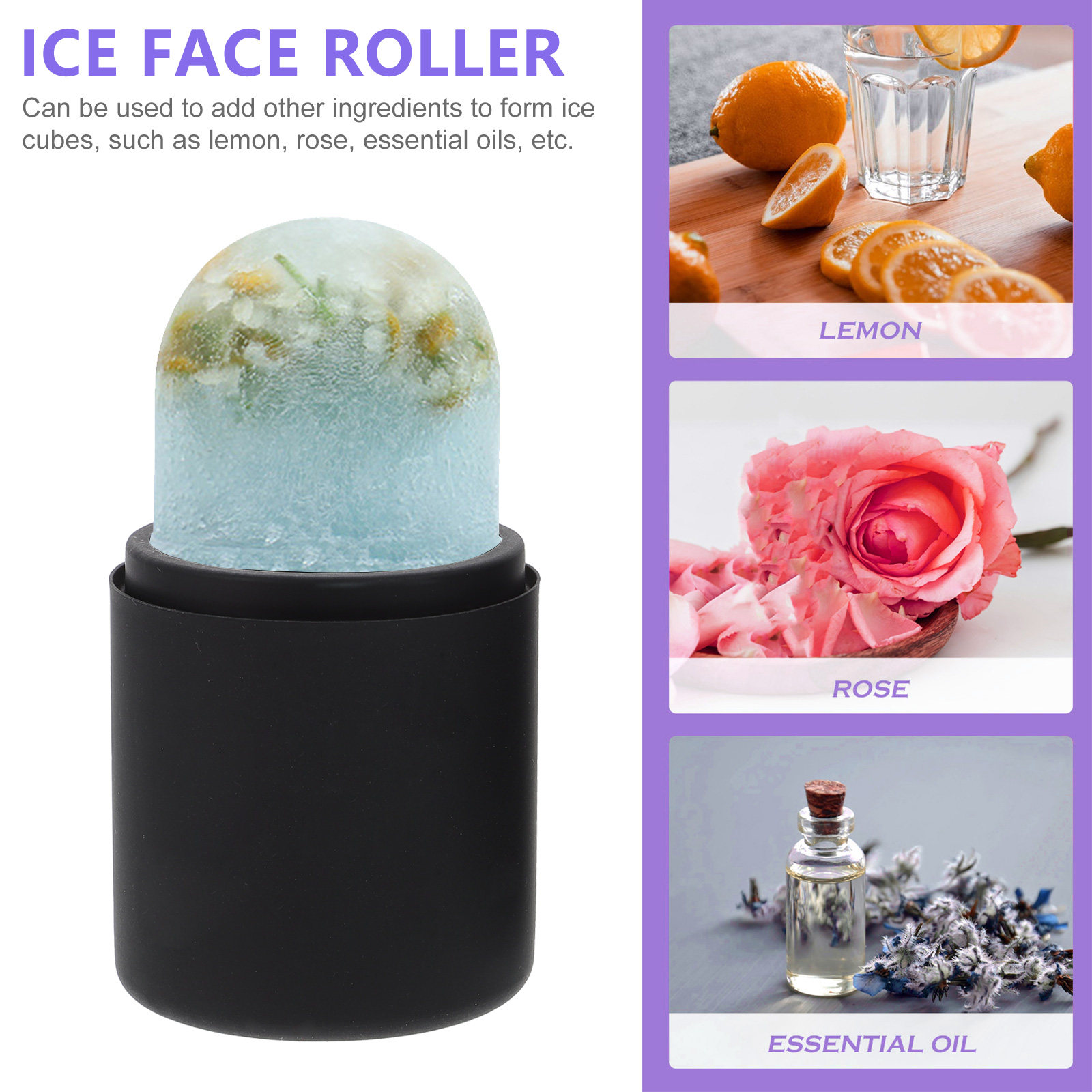 Ice Face Roller Silicone Facia - Face Massager ulasan dan harga