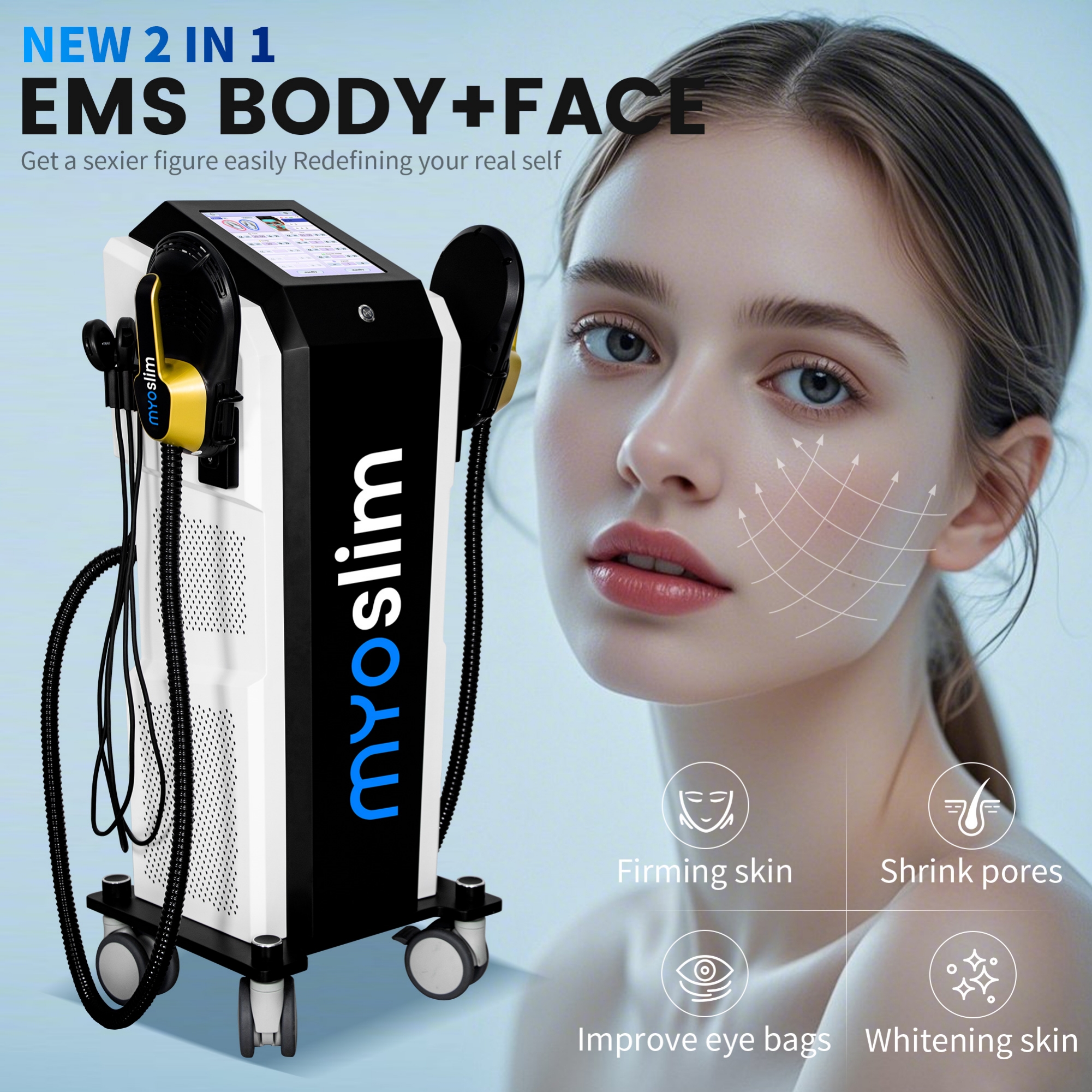 Professional EMS Beauty Device - Face Massager ulasan dan harga