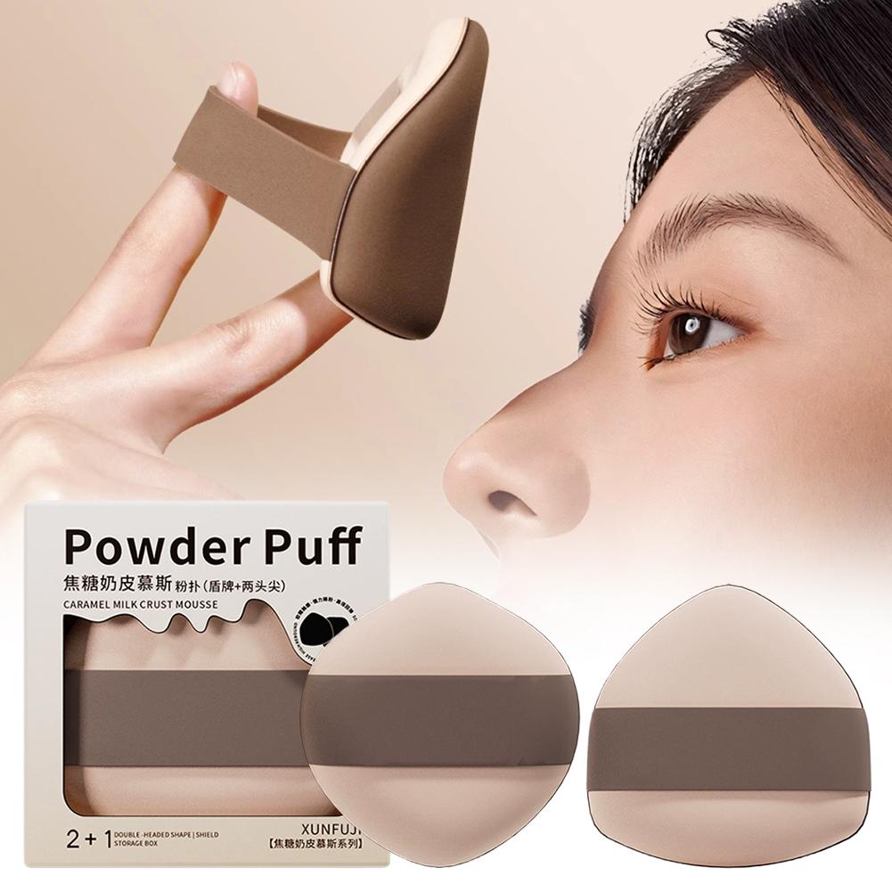 2pcs Mini Makeup Blender Puffs - Beauty Makeup Tools Use ulasan dan harga