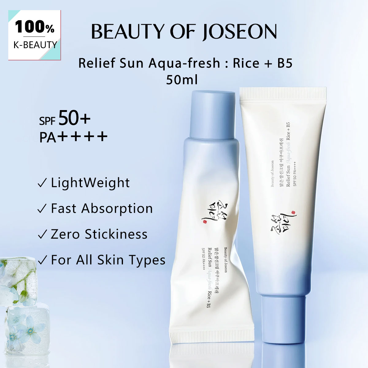 Beauty of Joseon Relief Sun Aq - Beauty Of Joseon Makeup ulasan dan harga
