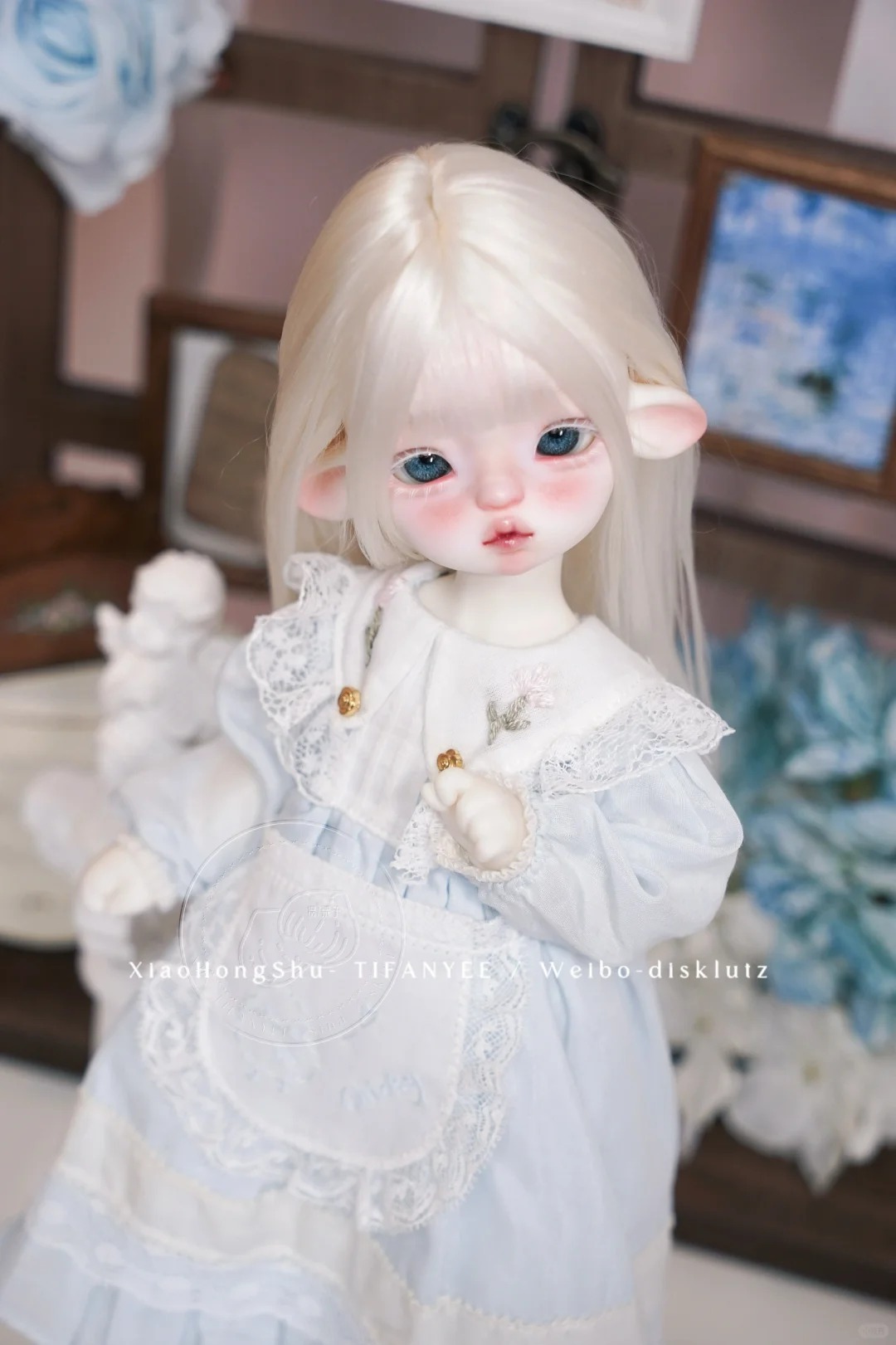 New SD BJD Doll 1/6 Open Eyes  - Beauty Makeup Girl ulasan dan harga