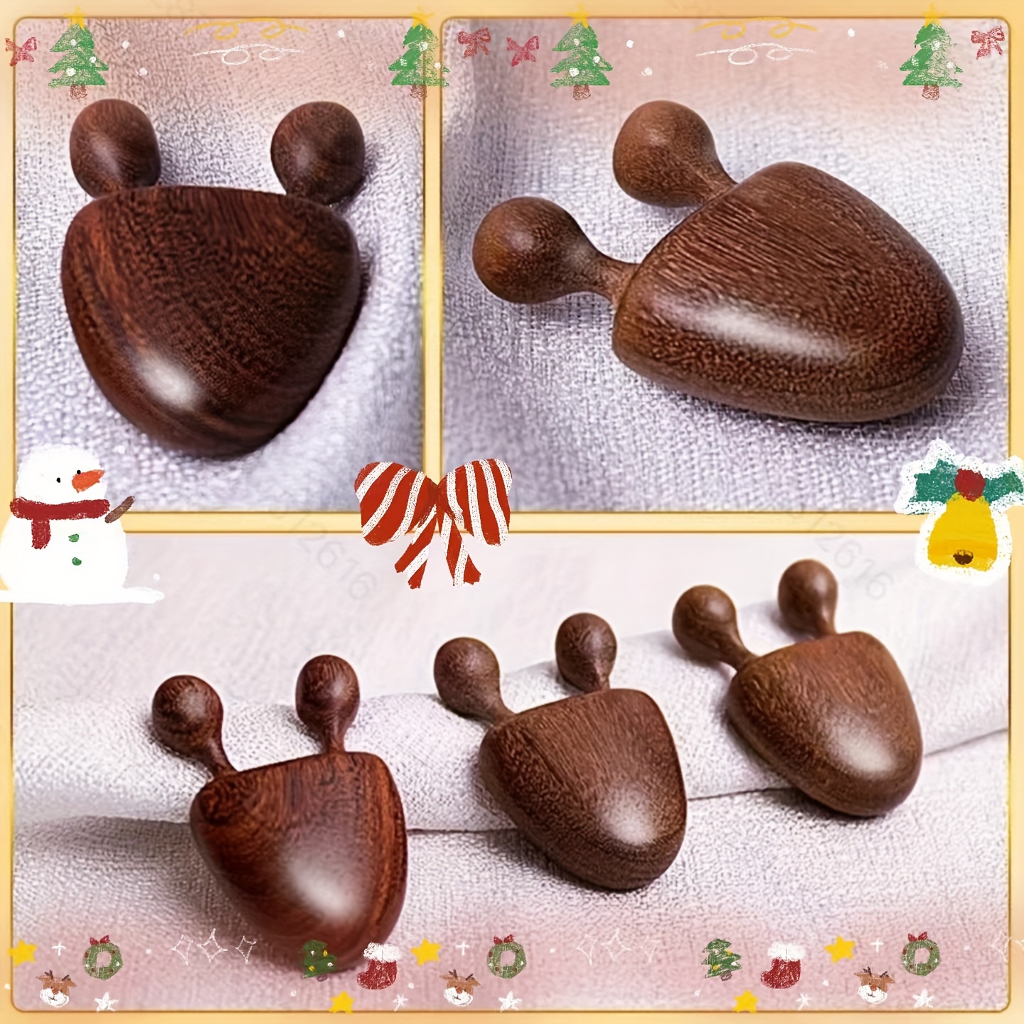 1pc Sandalwood Face Massager N - Face Massager ulasan dan harga