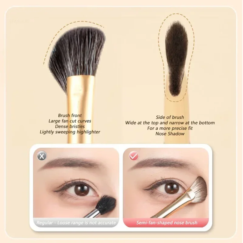 Highlight Powder Makeup Brushe - Beauty Makeup Tools Use ulasan dan harga