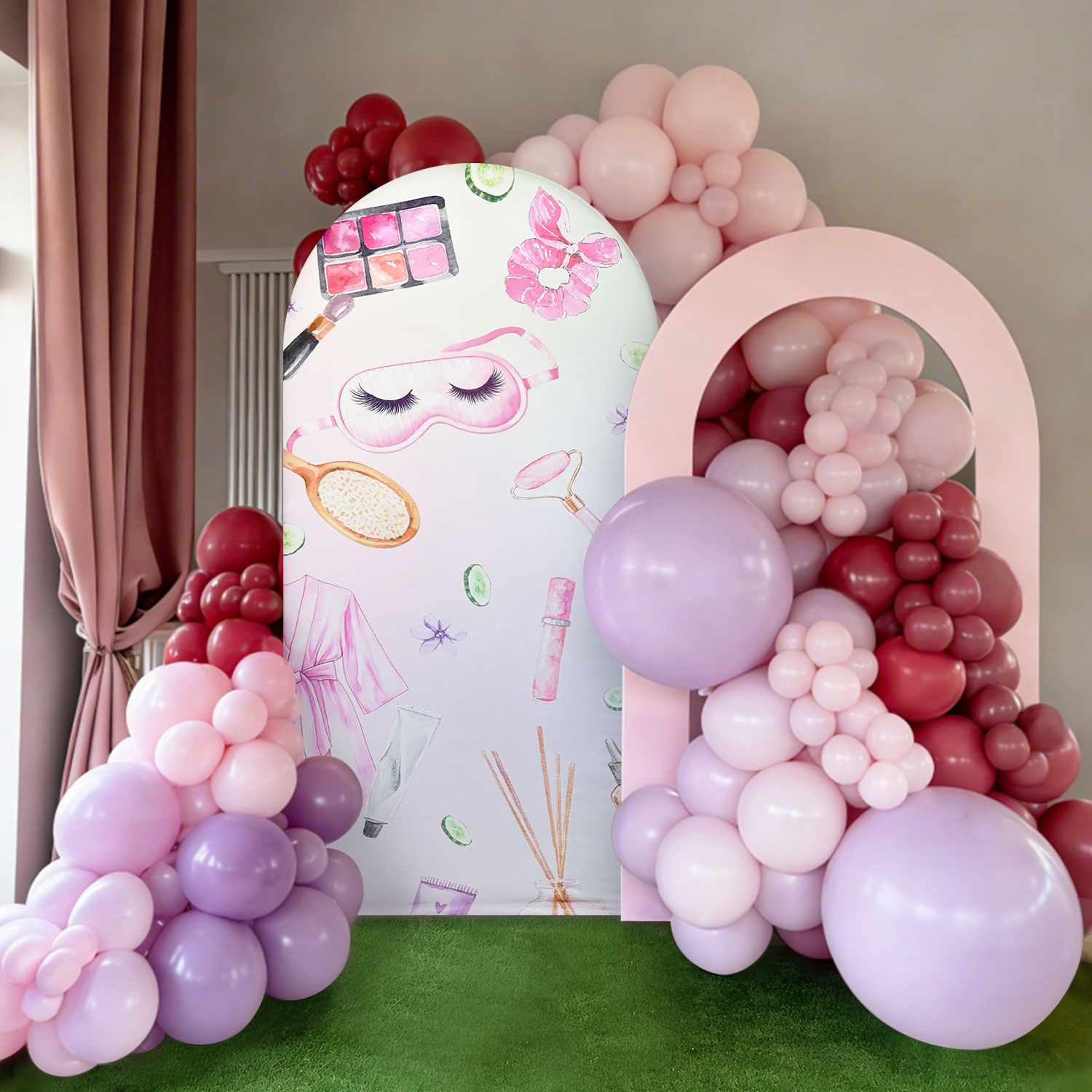 Happy Birthday Makeup Backdrop - Beauty Makeup School ulasan dan harga