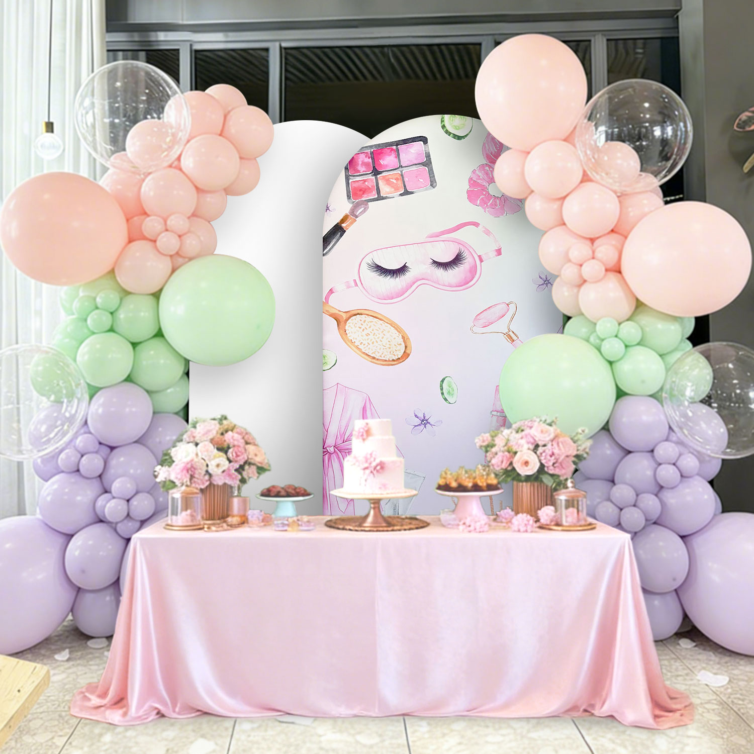 Happy Birthday Makeup Backdrop - Beauty Makeup School ulasan dan harga