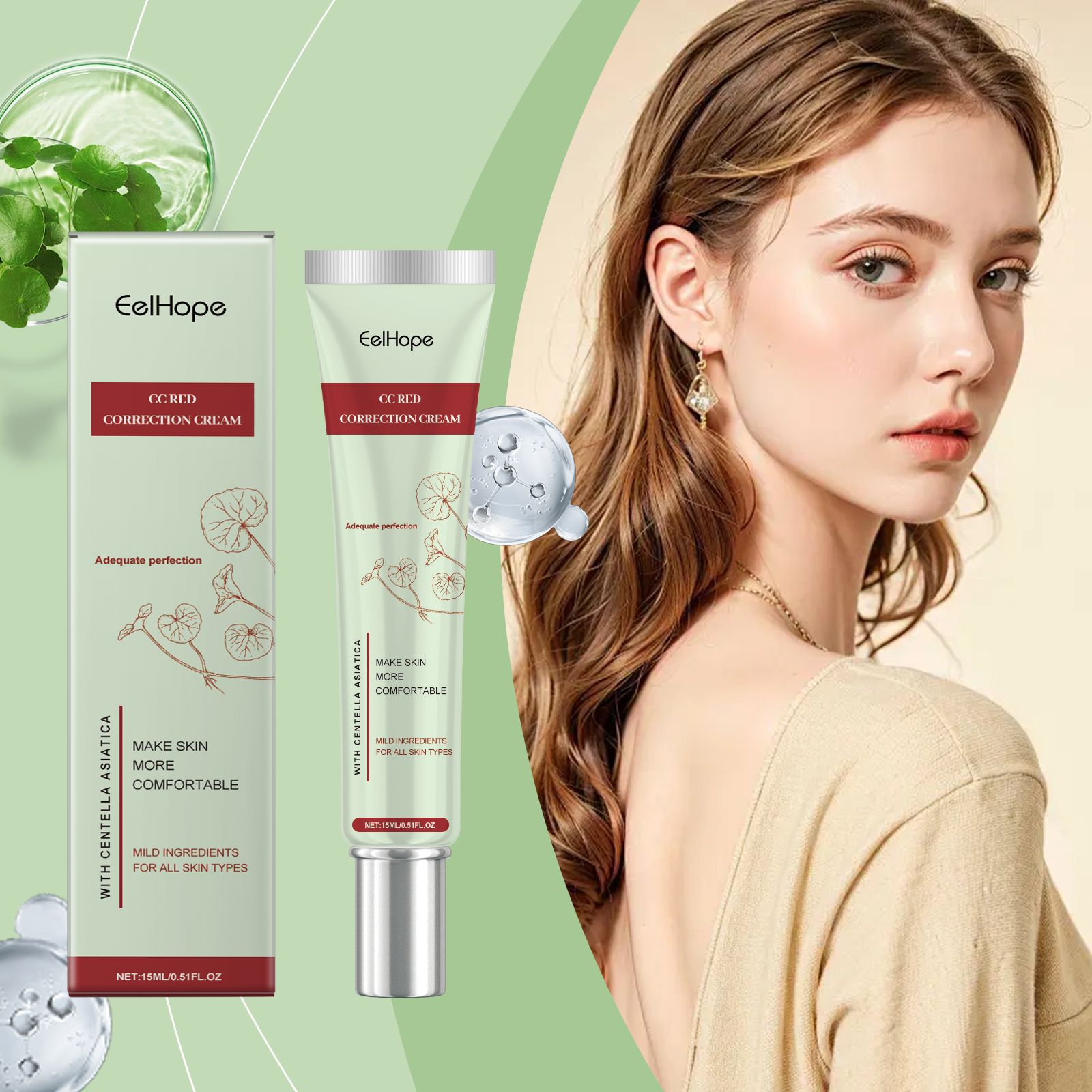 15ml CC Cream Liquid Foundatio - Concealer Full Coverage ulasan dan harga