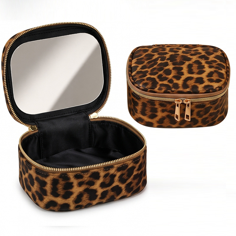 2026 New Makeup Bag with Mirro - Beauty Bag Makeup ulasan dan harga