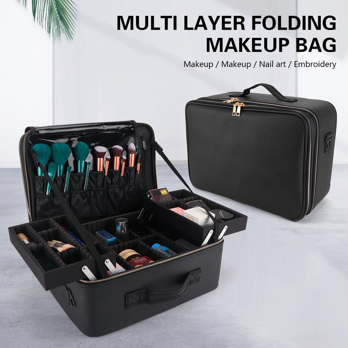Women Travel Cosmetic Case Org - Beauty Bag Makeup ulasan dan harga