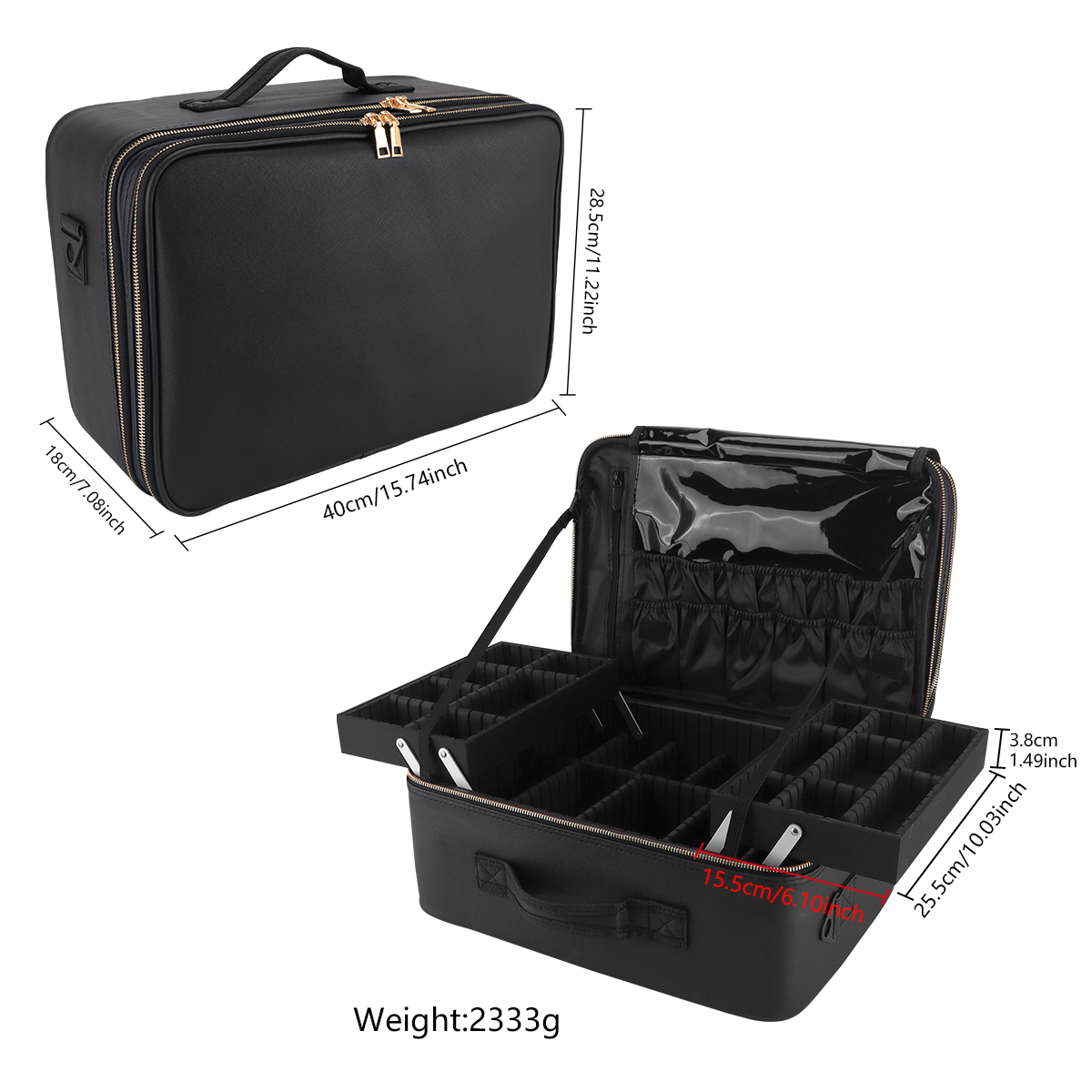 Women Travel Cosmetic Case Org - Beauty Bag Makeup ulasan dan harga