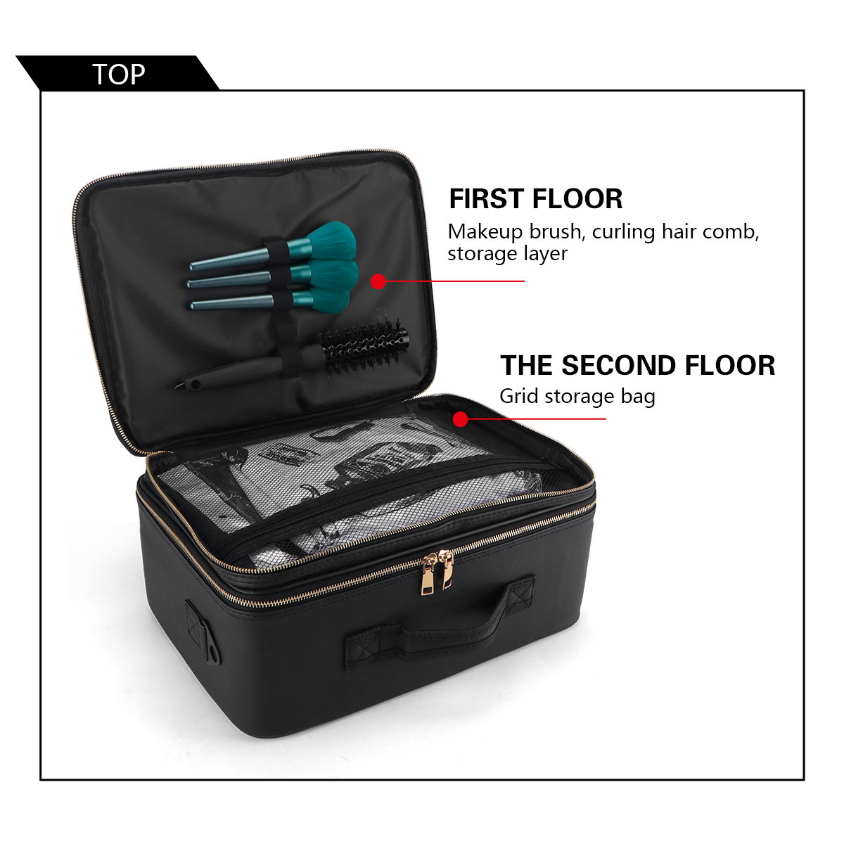 Women Travel Cosmetic Case Org - Beauty Bag Makeup ulasan dan harga