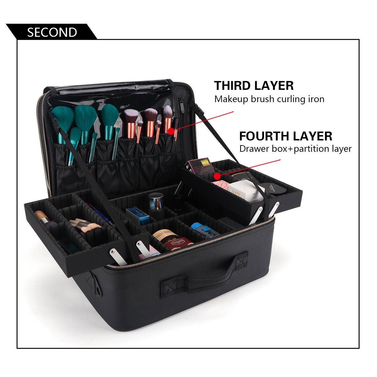 Women Travel Cosmetic Case Org - Beauty Bag Makeup ulasan dan harga