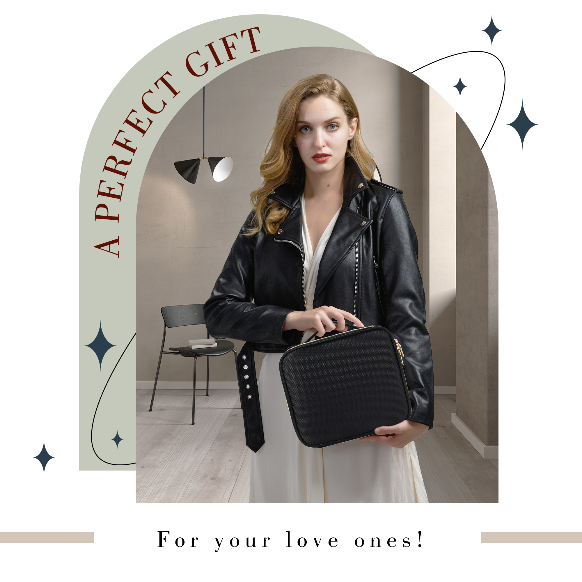 Cosmetic Case Makeup Bag Vanit - Beauty & Makeup Katia Di Paola Palermo ulasan dan harga