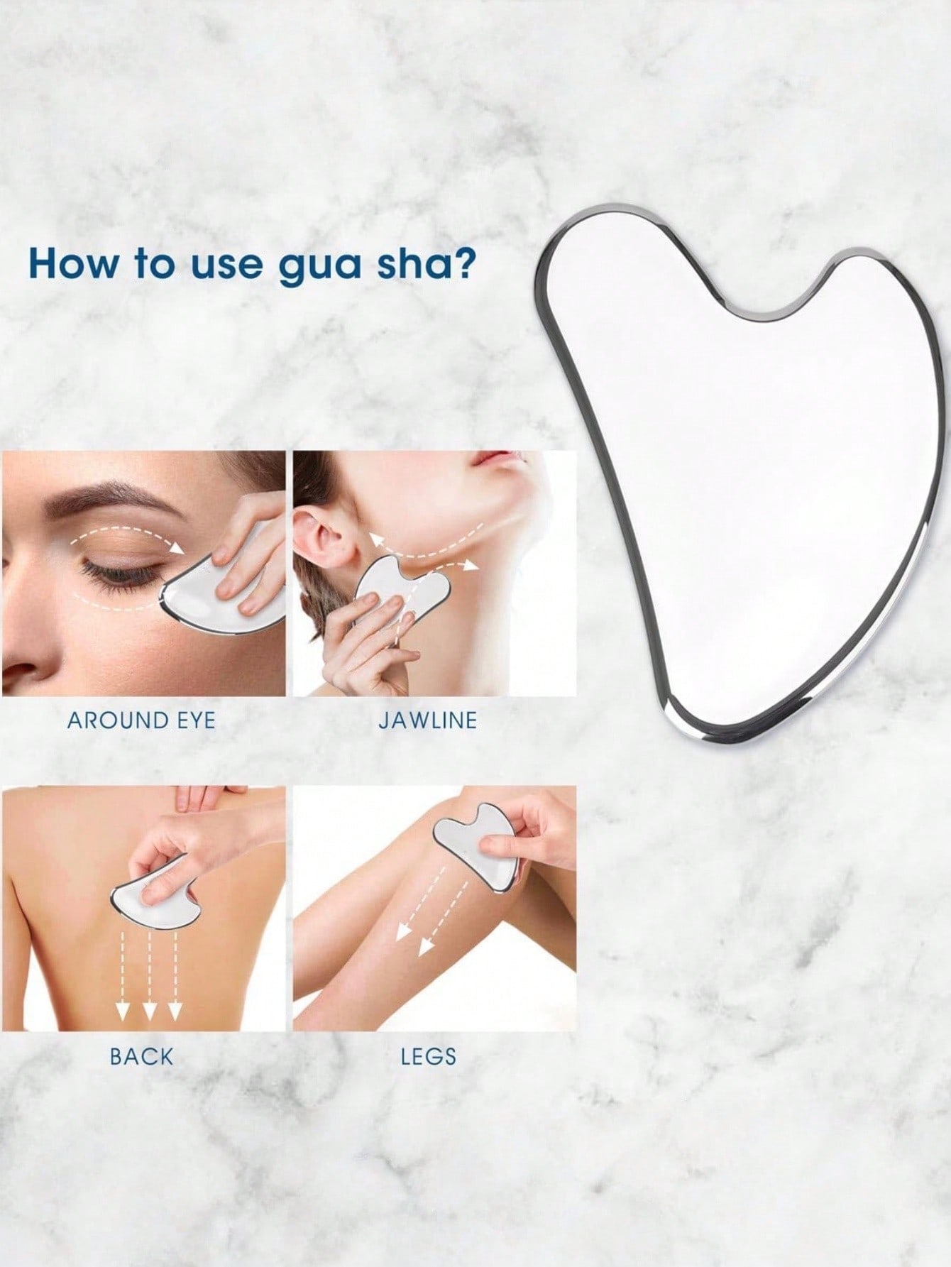 LMMAKE Face Roller And Gua Sha - Face Massager ulasan dan harga