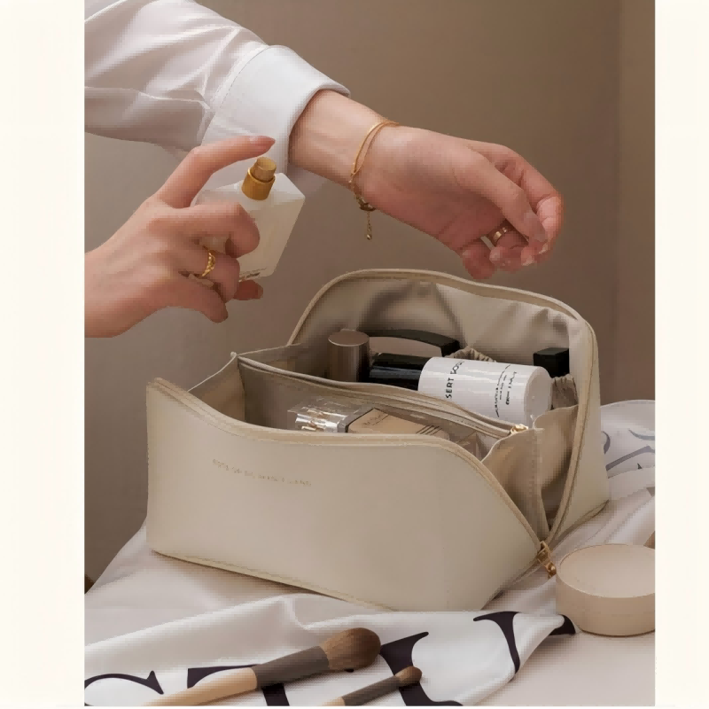 Large Capacity Waterproof Make - Beauty Bag Makeup ulasan dan harga