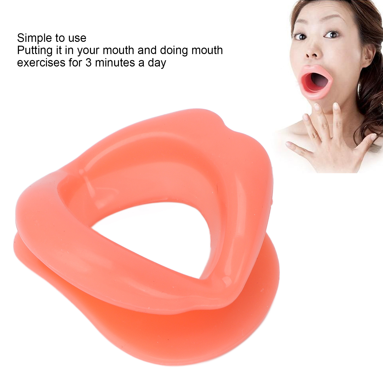 Silicone Rubber Face Slimmer O - Face Massager ulasan dan harga