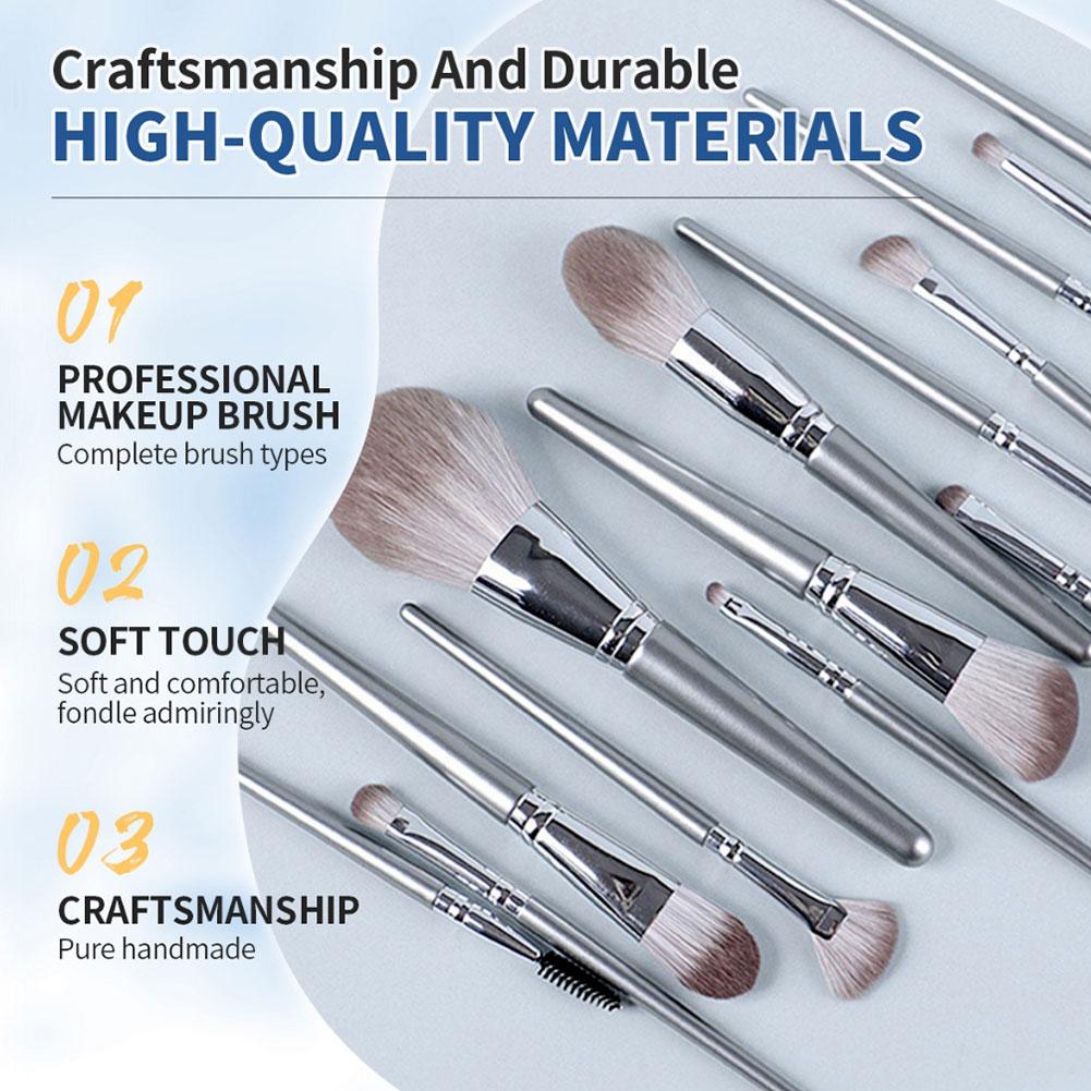 14Pcs Professional Makeup Brus - Beauty Makeup Tools Use ulasan dan harga