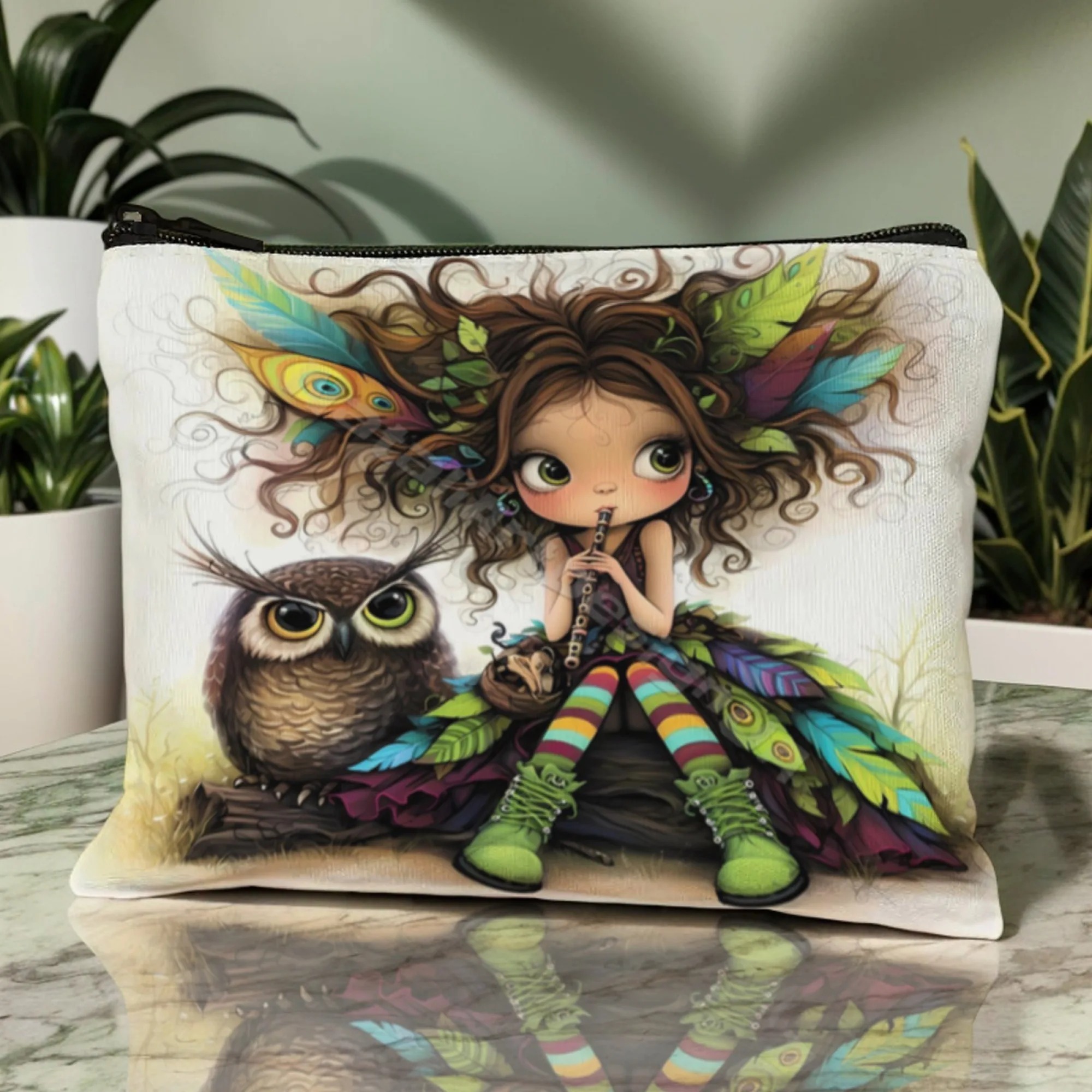 Cartoon Girl Makeup Bag Zipper - Beauty Bag Makeup ulasan dan harga