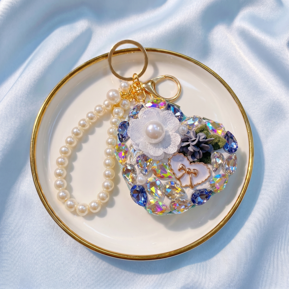Beauty Mirror Keychain Folding - Beauty Makeup School ulasan dan harga