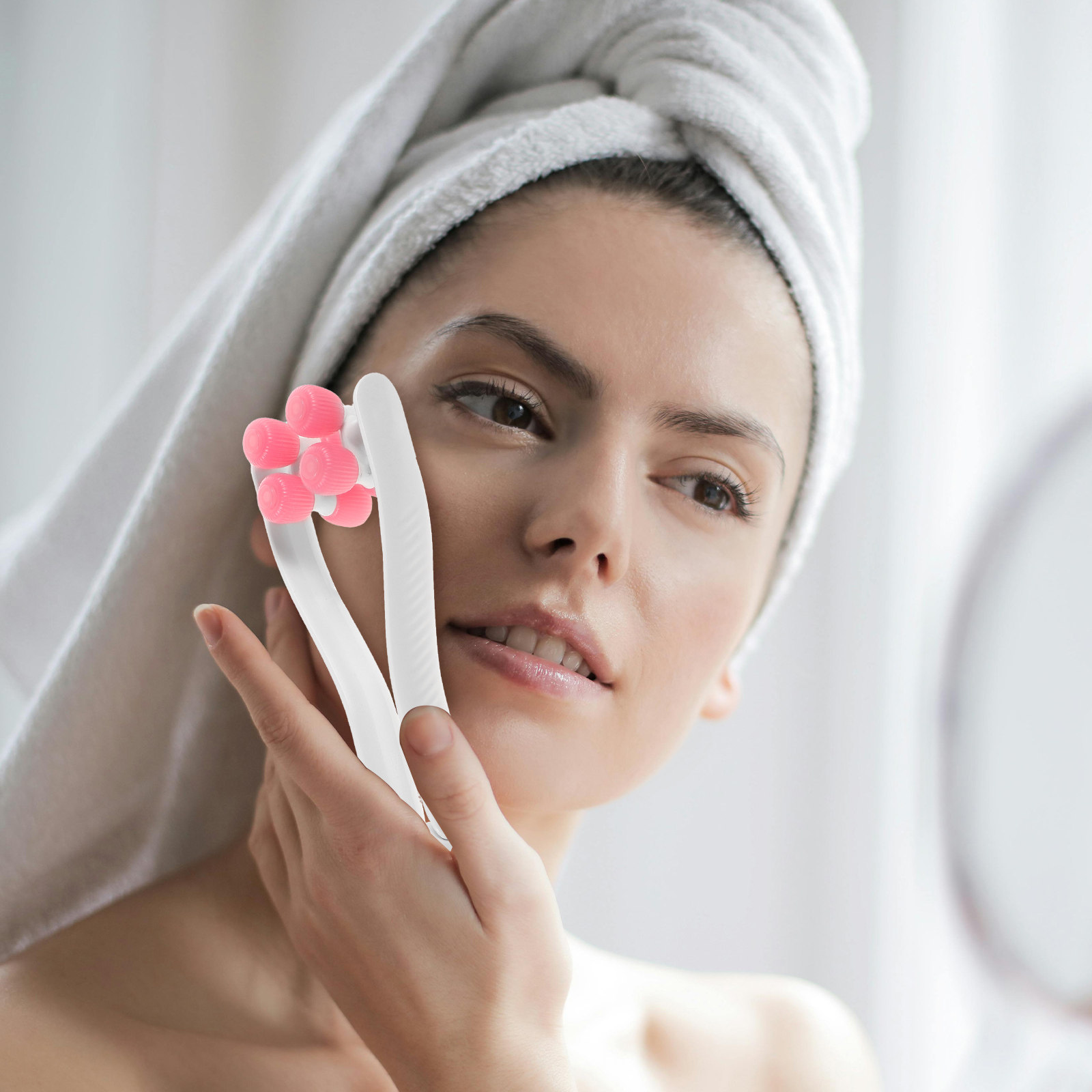 Flower Shaped Face Massager Ro - Face Massager ulasan dan harga