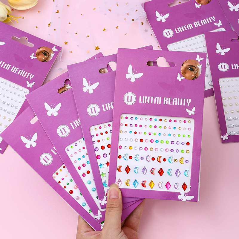 Hot Selling Face Gems Stickers - Beauty & Makeup Katia Di Paola Palermo ulasan dan harga