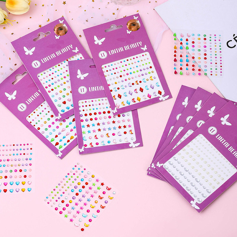 Hot Selling Face Gems Stickers - Beauty & Makeup Katia Di Paola Palermo ulasan dan harga
