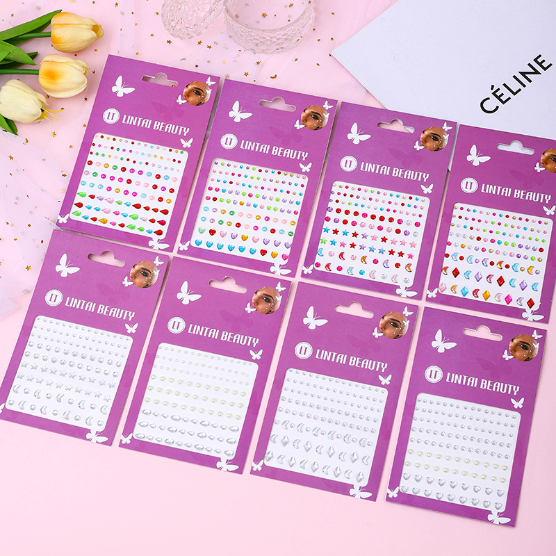 Hot Selling Face Gems Stickers - Beauty & Makeup Katia Di Paola Palermo ulasan dan harga