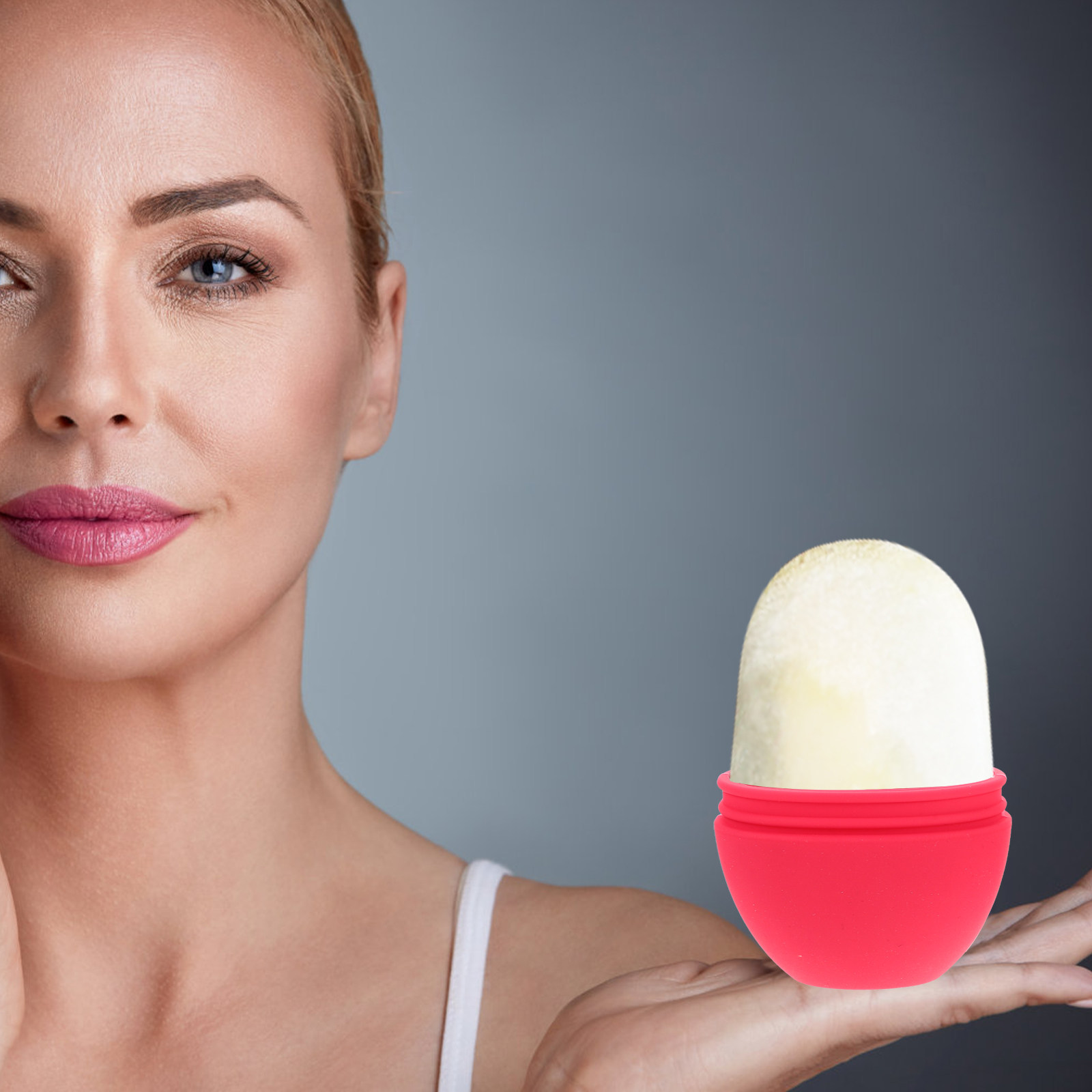 for Face Silicone Ice Mold Fac - Face Massager ulasan dan harga