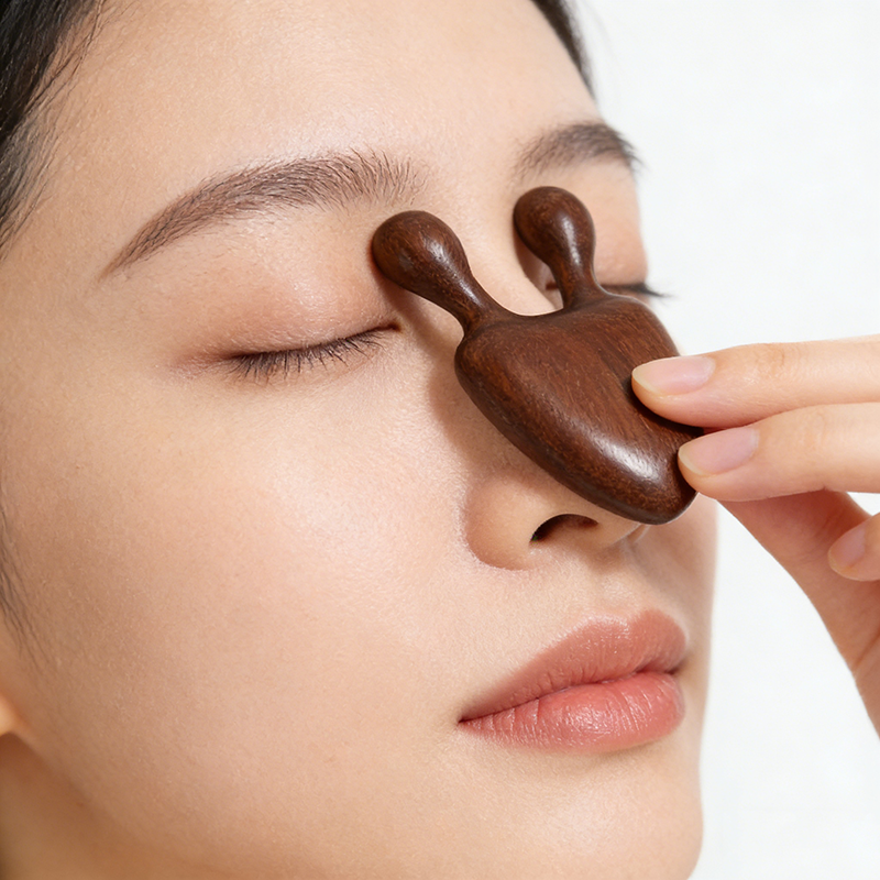Wooden Snail Shape Nose Massag - Face Massager ulasan dan harga