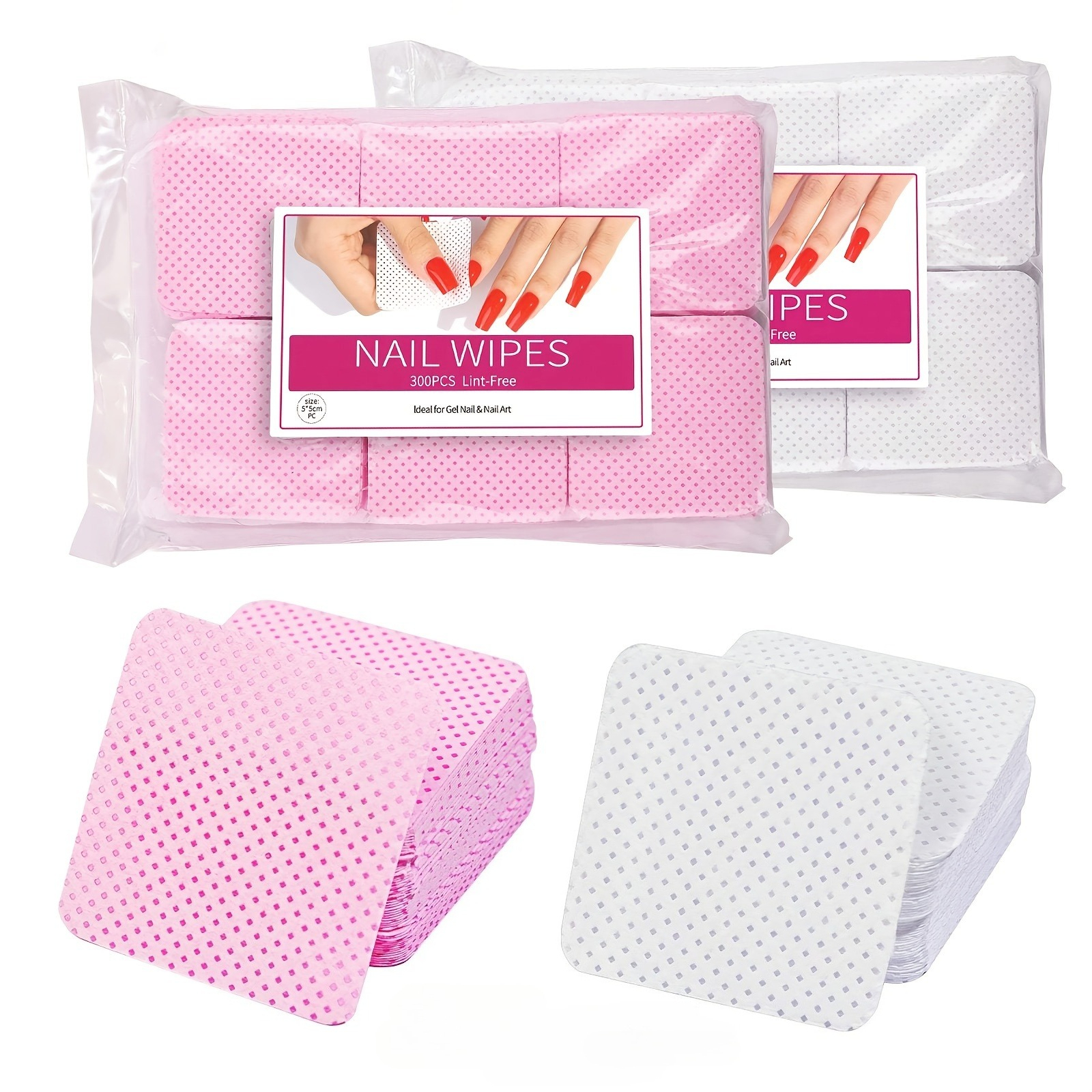 600pcs/2bag Hairless Nail Poli - Beauty Makeup Tool ulasan dan harga