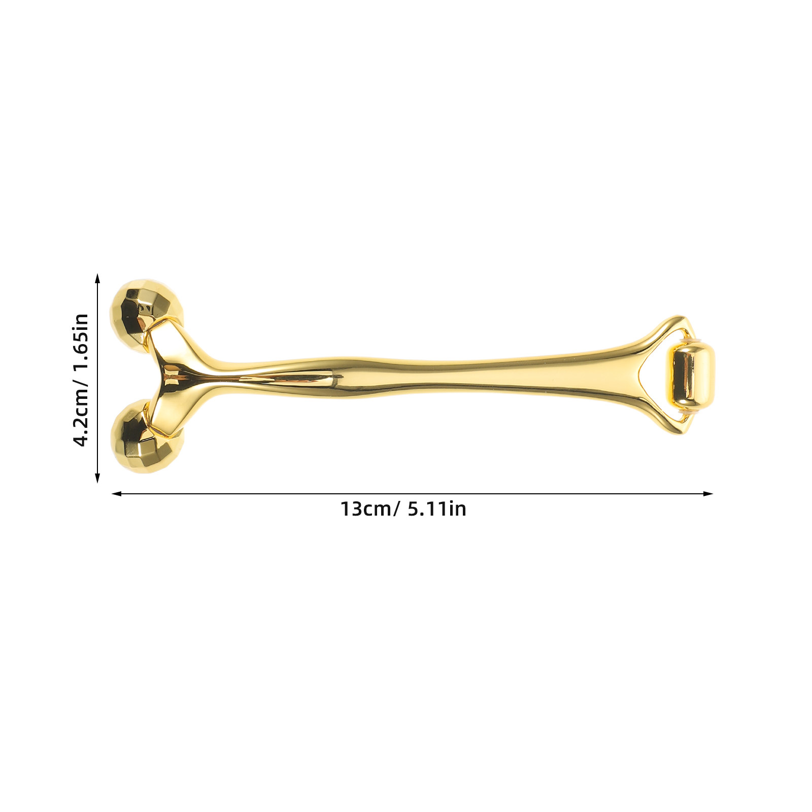 Dual-Ended Metal Facial Roller - Face Massager ulasan dan harga