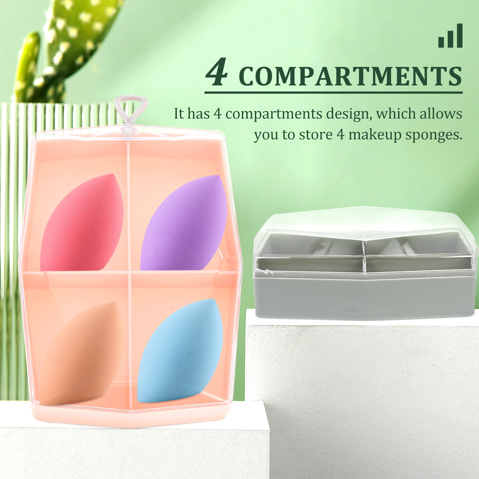 2Pcs Storage Case ABS Makeup S - Beauty For You Makeup ulasan dan harga